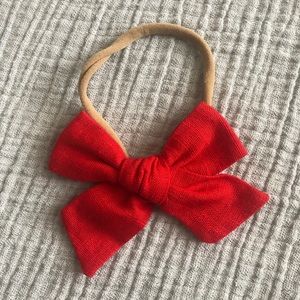 3/$10 Red Baby Bow